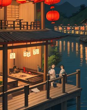 月下剑影