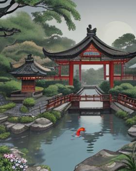 《月下孤影与双生剑》